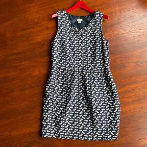 Sweet J Crew Heart Print Sleeveless Mini Dress